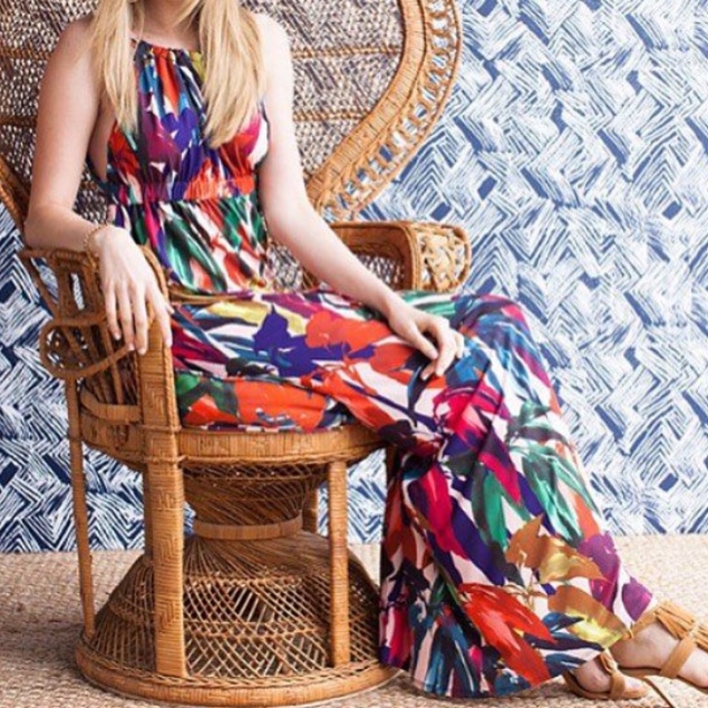 NWOT Trina Turk ‘Winslow’ Print Halter Maxi Dress - Picture 2 of 15